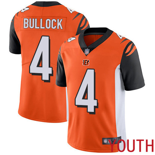 Cincinnati Bengals Limited Orange Youth Randy Bullock Alternate Jersey NFL Footballl 4 Vapor Untouchable